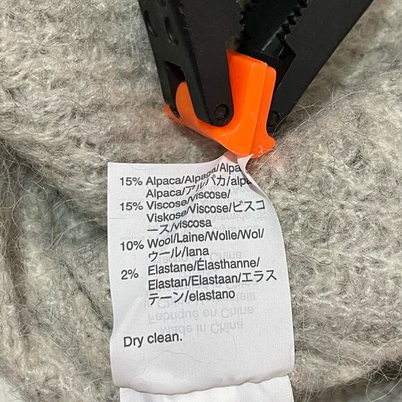 J. Crew Point Sur Open Back Sweater - Gray - XXS - Picture 13 of 13